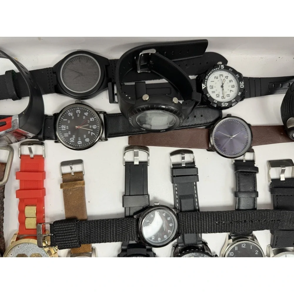 Unbranded Mens Watches Lot Of 17 For Parts Or Repair